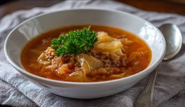 Sycąca zupa dla miłośników gołąbków. Lepiej od razu zrób większą porcję