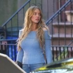 Sydney Sweeney wyszła na jesienną ulicę w szortach. Tak noś je w chłodne dni