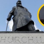 "Syjonistyczny zbrodniarz". Zdewastowano pomnik Winstona Churchilla