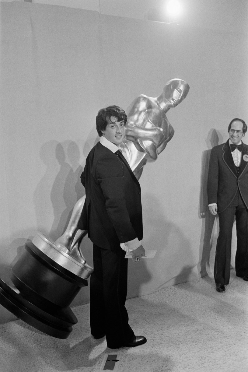 Sylvester Stalllone nie dostał Oscara za rolę Rocky'ego, ale film Avildsena zgarnął aż trzy statuetki Akademii /Tony Korody/Sygma/Sygma /Getty Images