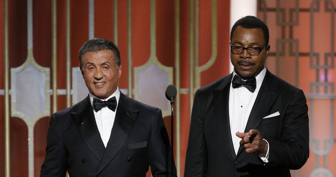 Sylvester Stallone i Carl Weathers w 2017 roku /Handout / Handout /Getty Images