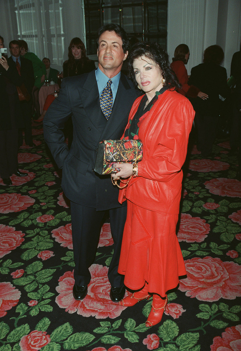 Sylvester Stallone ze swoją matką Jackie Stallone (1997) /Frank Trapper/Corbis /Getty Images