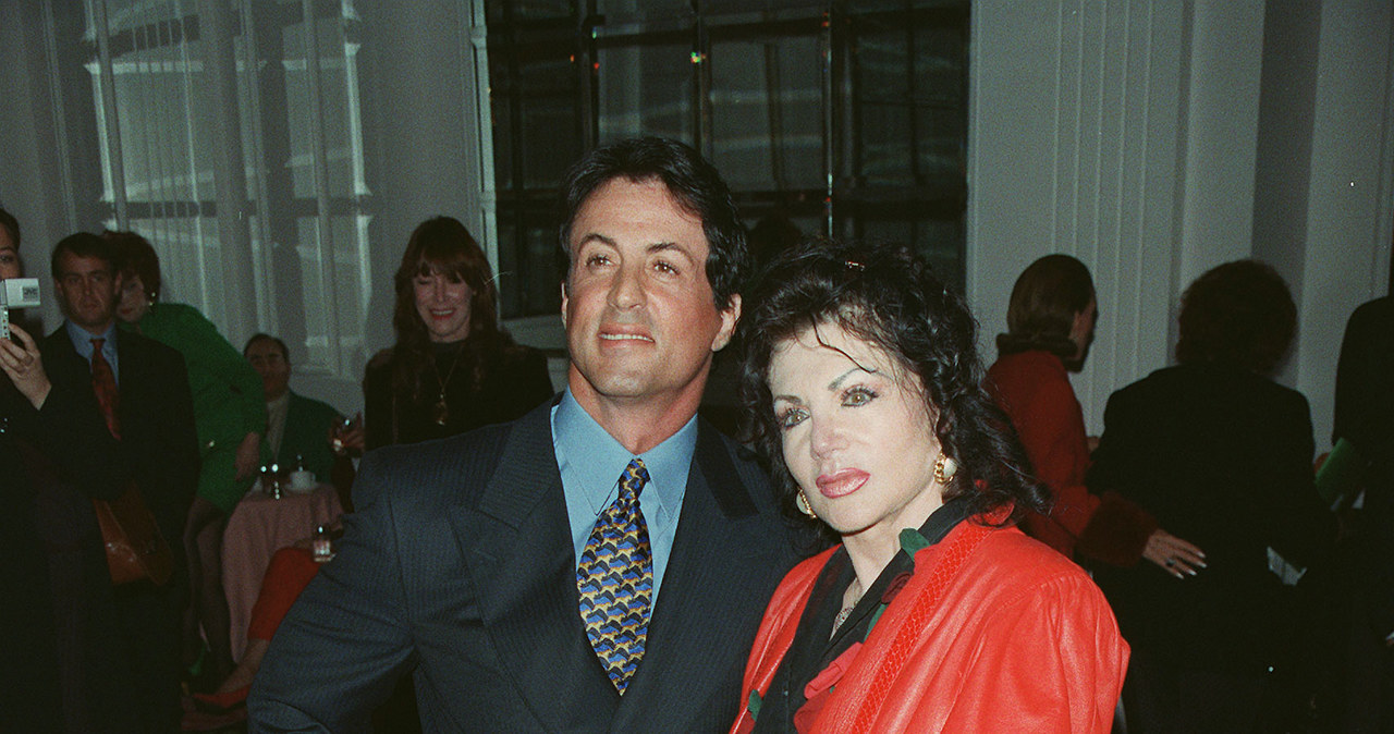 Sylvester Stallone ze swoją matką Jackie Stallone (1997) /Frank Trapper/Corbis /Getty Images