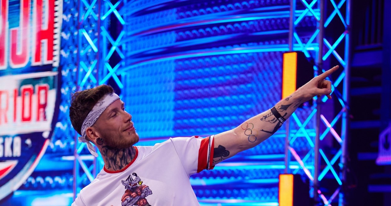 Sylwester Wilk na planie "Ninja Warrior Polska" /Krystian Szczęsny /Polsat