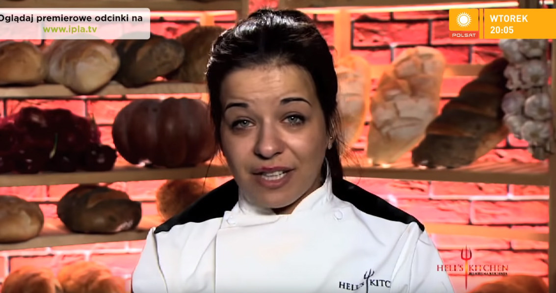 Sylwia Biały z programu "Hell's Kitchen" /YouTube /