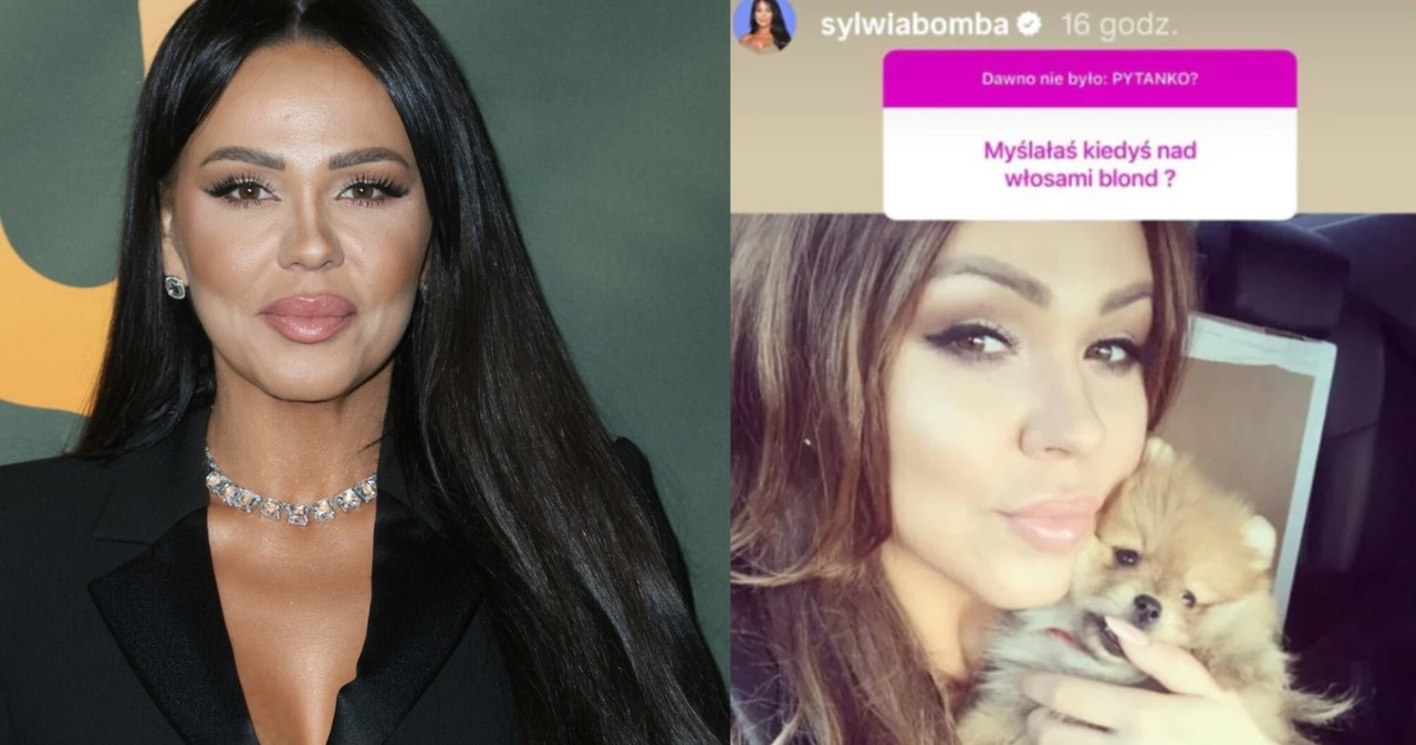 Sylwia Bomba w rozjaśnionych włosach @sylwiabomba /Wojciech Okulśnik /East News/Instagram