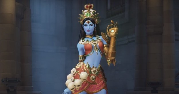 Symmetra w stroju hinduskiej bogini - fragment filmu opublikowanego w serwisie YouTube na kanale: IGN /materiały źródłowe