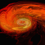 Symulacja kolizji gwiazd neutronowych - tak powstaje czarna dziura