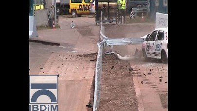 Symulacja wypadku Roberta Kubicy