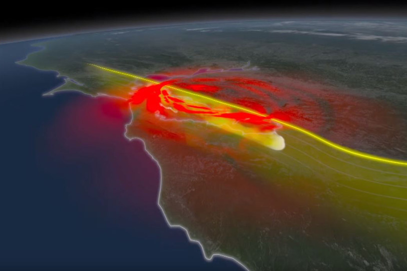 Symulacje komputerowe wykazały, że uskok San Andreas jest zdolny do wywołania trzęsienia ziemi o sile przynajmniej 8,3 stopni /materiały prasowe