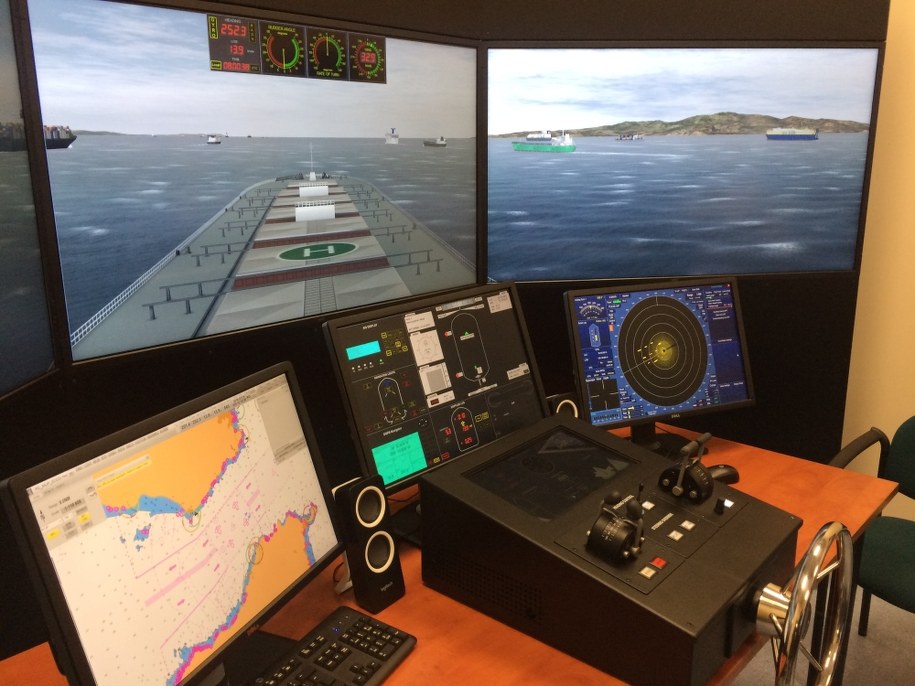 Symulator statku /Aneta Łuczkowska /RMF FM
