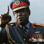 Syn Idi Amina protestuje