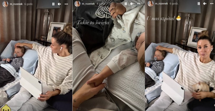 Syn Małgorzaty Rozenek i Radosława Majdany jest chory https://www.instagram.com/m_rozenek /Instagram