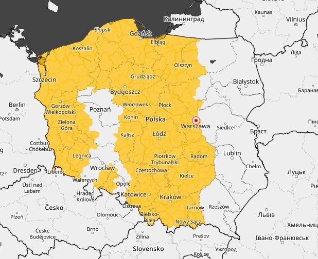 Synoptycy ostrzegają przed gęstą mgłą. IMGW wydał ostrzeżenia pogodowe obowiązujące do czwartku 4 grudnia 2025 /IMGW /Materiały prasowe
