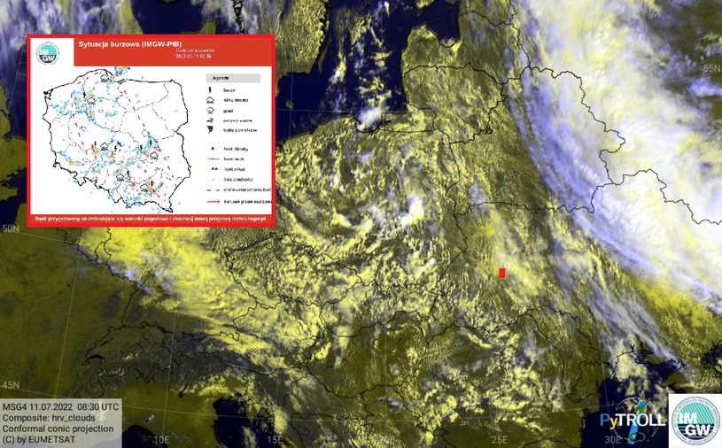 Pogoda: Burze W Polsce Dziś. Mapa IMGW: Gdzie Jest Burza I Deszcz ...