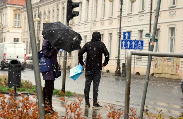 Synoptyk IMGW: We wtorek opady deszczu, śniegu i gołoledź /	Marcin Bielecki   /PAP