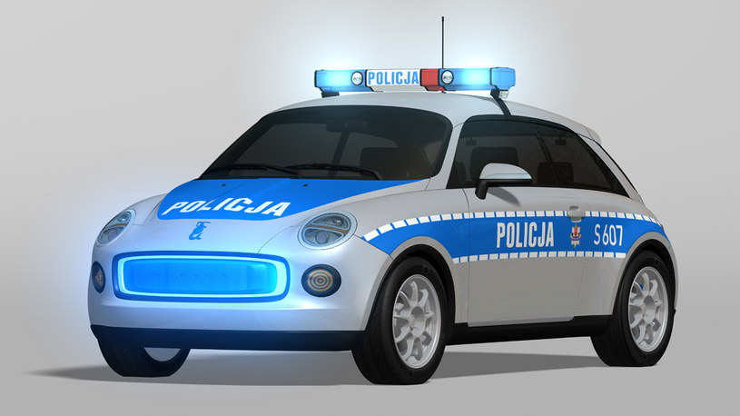 Syrena Meluzyna E3 w wersji policyjnej /Informacja prasowa
