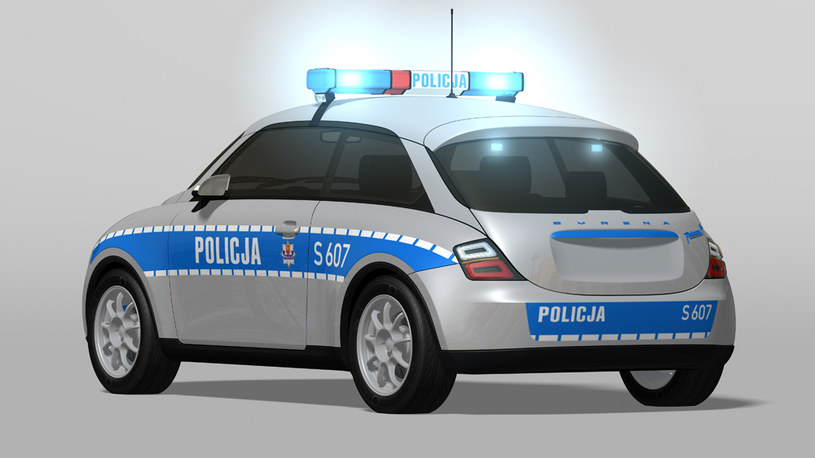 Syrena Meluzyna E3 w wersji policyjnej /Informacja prasowa