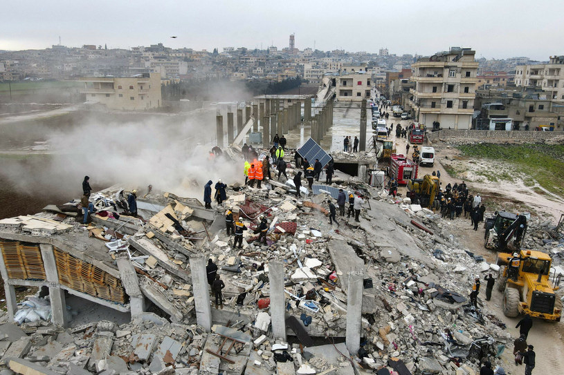 Syria po trzęsieniu ziemi /MUHAMMAD HAJ KADOUR  /East News