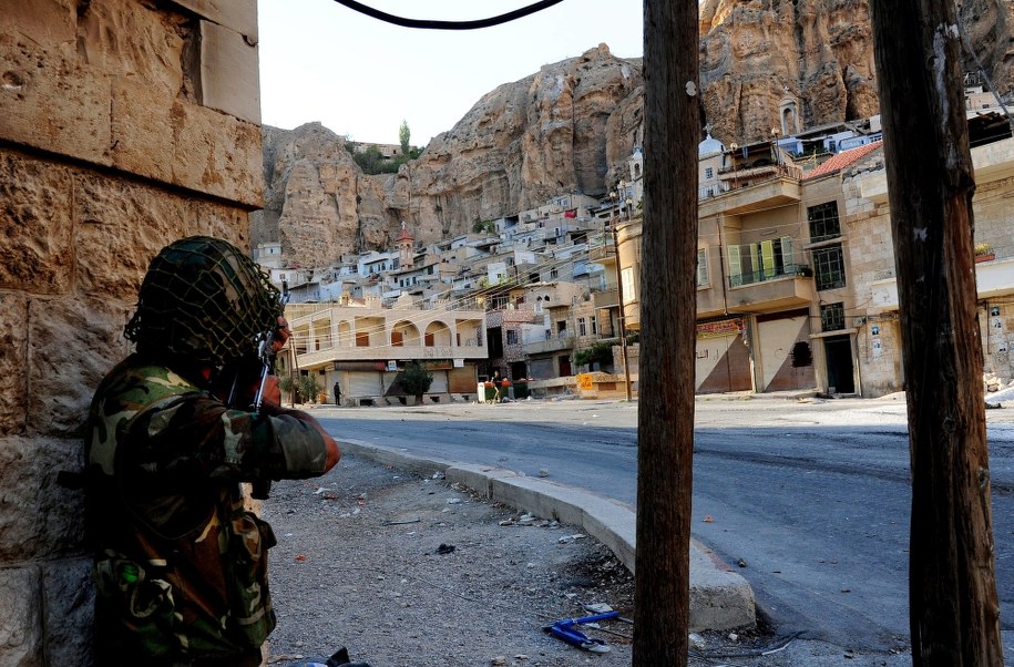 Syryjski żołnierz /SANA /PAP/EPA