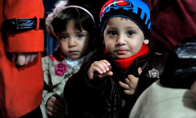 Syryjskie dzieci w obozie dla uchodźców w Bejrucie /PAP/EPA/WAEL HAMZEH /PAP/EPA
