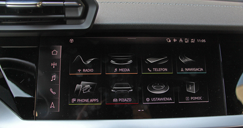 System info-rozrywki w nowym audi A3 /INTERIA.PL