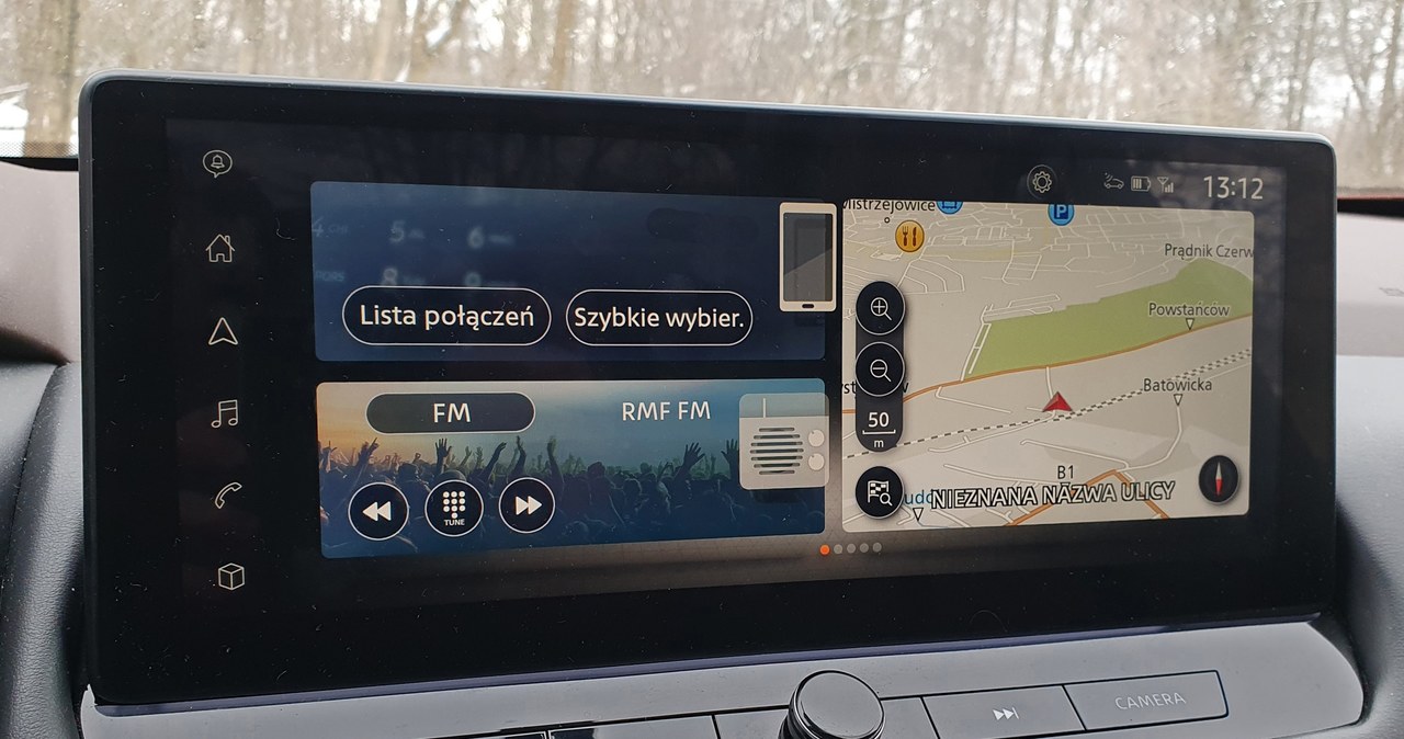System multimedialny ma ekran o przekątnej 12,3 cala /Michał Domański