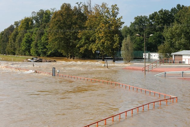 Sytuacja po powodzi w Lewinie Brzeskim w woj. opolskim /Michał Meissner /PAP