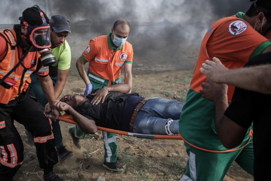 Sytuacja w Strefie Gazy grozi dalszą eskalacją /HAITHAM IMAD /PAP/EPA