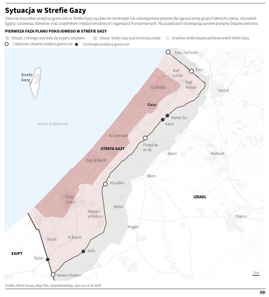 Sytuacja w Strefie Gazy /Adam Ziemienowicz /PAP