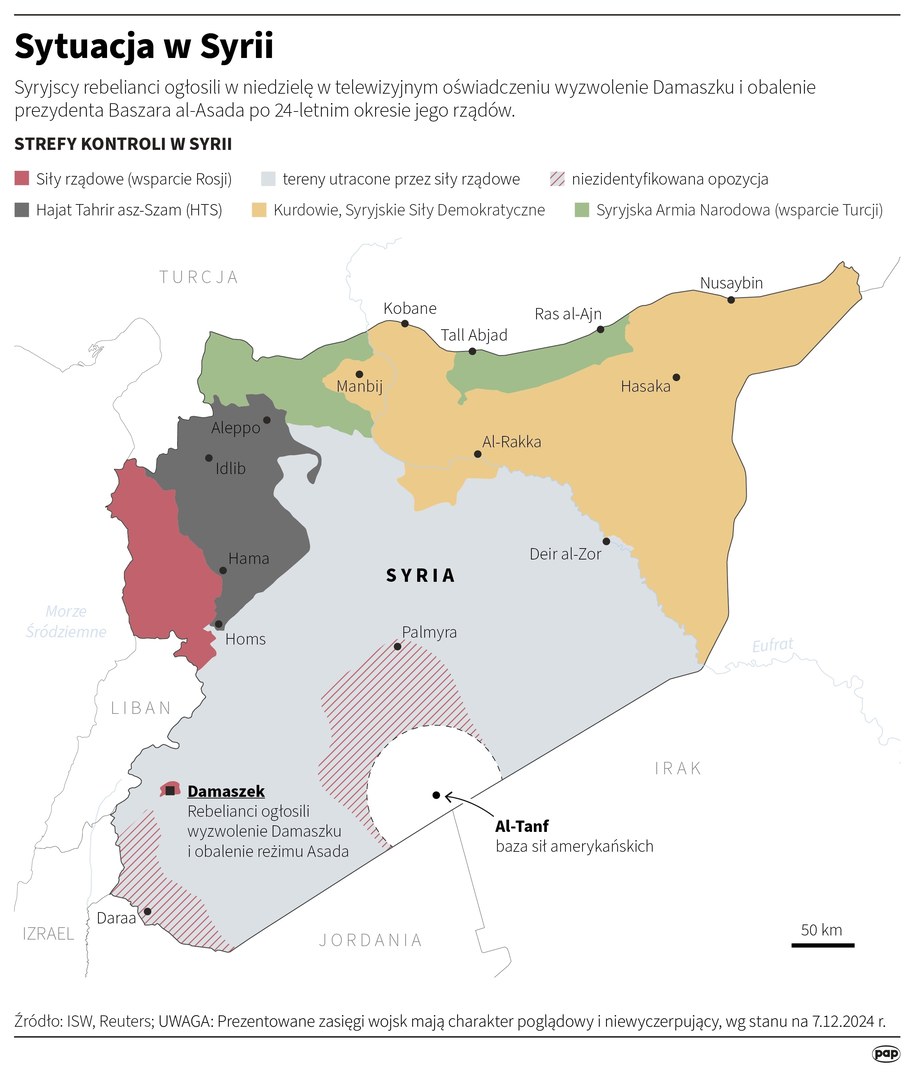 Sytuacja w Syrii /Maciej Zieliński /PAP