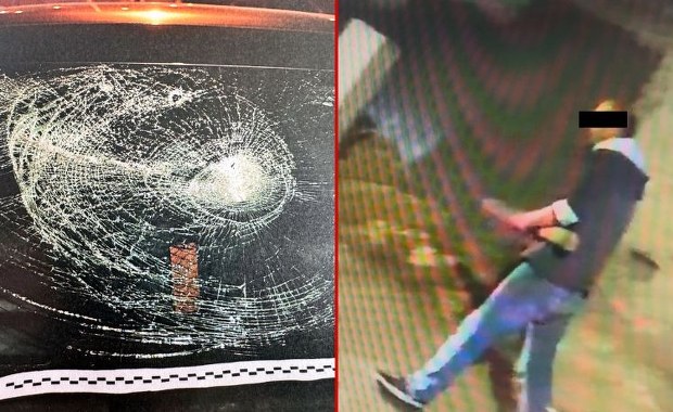 ​Szał agresji pod mostem Poniatowskiego. Z belką na samochody