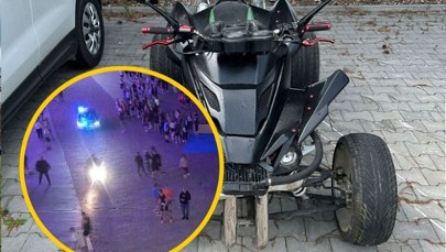 Szalał na quadzie w centrum Lublina. Gruzin usłyszał zarzuty