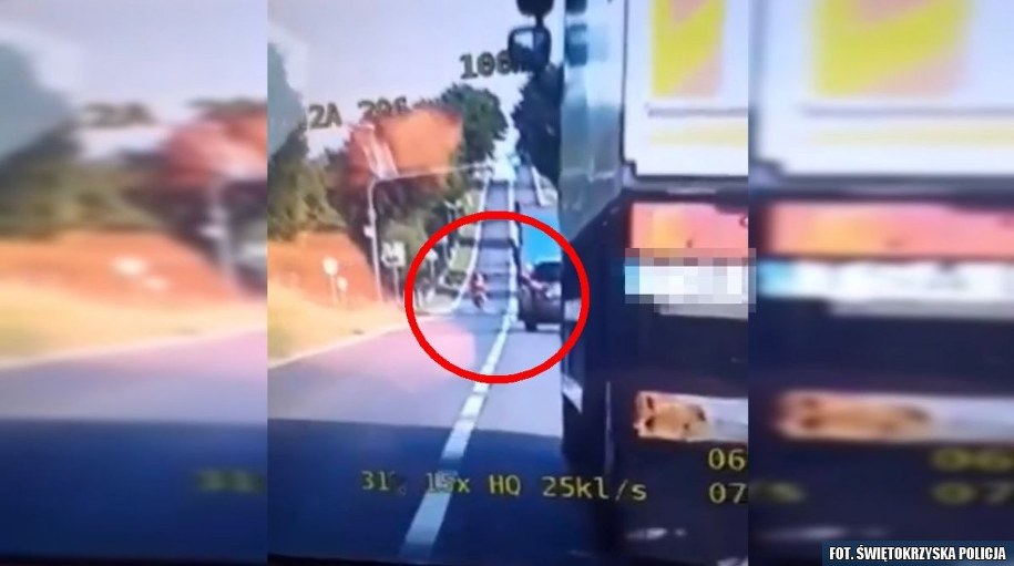 Szaleńcza jazda 21-letniego mieszkańca powiatu sandomierskiego /Policja