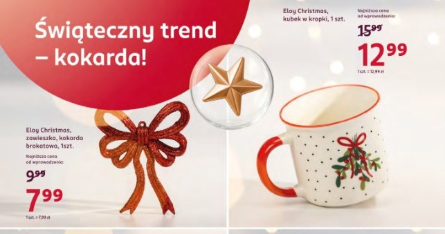 Szaleństwo cen w Rossmannie! Te świąteczne dekoracje kupisz teraz nawet o 30% taniej! /Rossmann /INTERIA.PL
