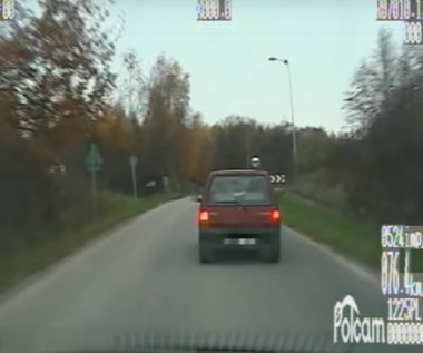 Szalona i długa ucieczka daewoo tico przed policyjnym bmw