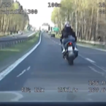 Szalony rajd motocyklisty. Dostał 205 punktów karnych