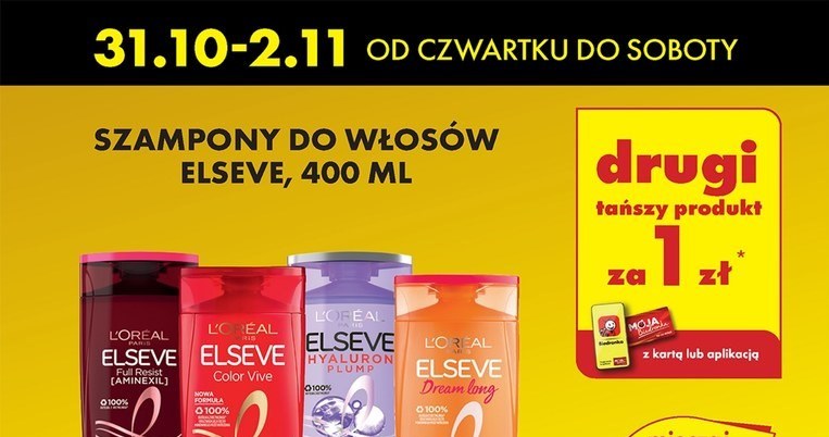 Szampony Elseve za 1 zł w Biedronce /Biedronka /INTERIA.PL