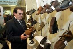 Szanse na ekspansję mają producenci butów. NA zdjęciu Gherardo Iannielli z Gino Rossi Fot.: S. Wolny /Agencja SE/East News