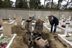 Szczątki polskiego pilota z czasów II WŚ znaleziono na cmentarzu we Francji