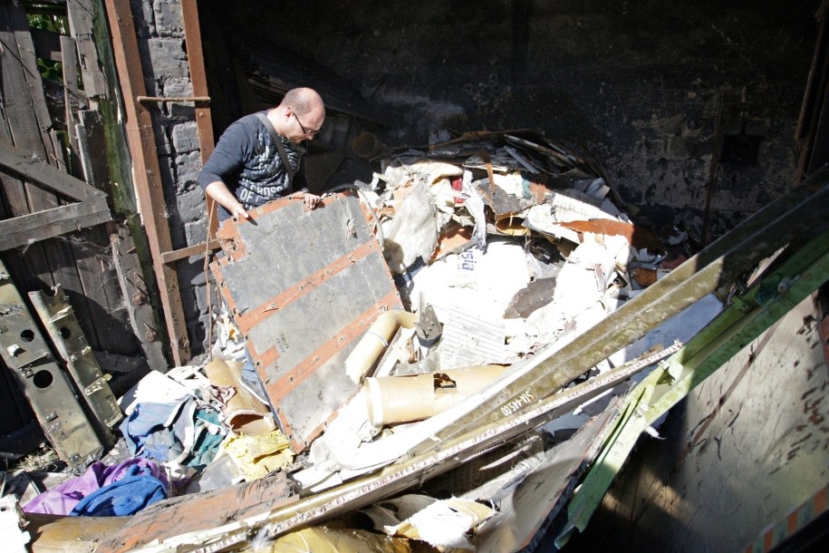 Szczątki samolotu MH 17 /ALEXANDER ERMOCHENKO /PAP/Photoshot