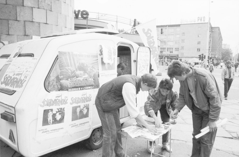 Szczecin 1989 /Jerzy Undro /PAP
