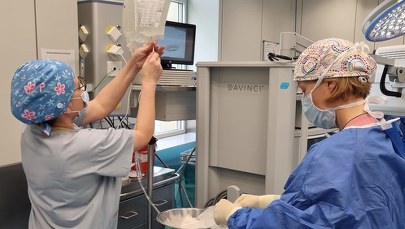 Szczecin: Pierwsze pobranie nerki przy użyciu robota da Vinci