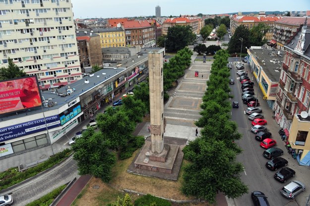 Szczecin, Plac Żołnierza z widokim na Pomnik Wdzięczności Armii Radzieckiej / 	Marcin Bielecki   (PAP) /PAP