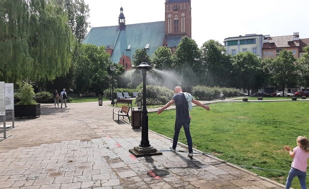Szczecin: Retro spryskiwacz przyniesie ulgę w upały