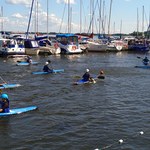 Szczecin: Turniej kajak polo na jeziorze Dąbie