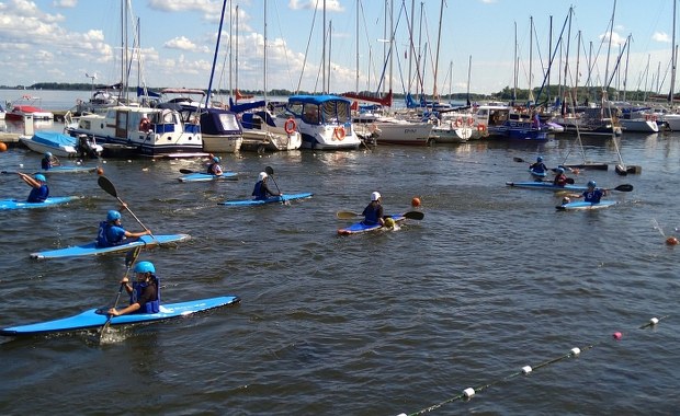 Szczecin: Turniej kajak polo na jeziorze Dąbie