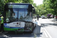 Szczecin: Zderzenie autobusu z samochodem osobowym