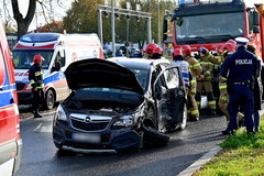 Szczecin: Zderzenie samochodu osobowego z autobusem