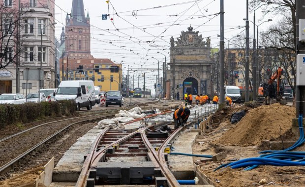 Szczecin: Zmiany na pl. Zwycięstwa. Przerwa w ruchu tramwajów